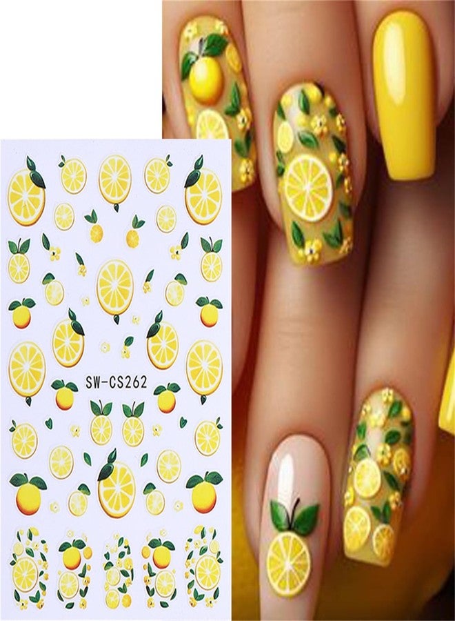 TailaiMei Fruit Nail Stickers, Fruit Self-Adhesive Nail Art Decals for DIY Nail Decorations (519) - Image 3
